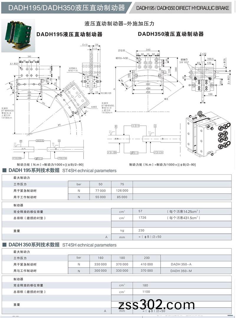 DADH195液(ye)壓(ya)直動製動(dong)器(qi)